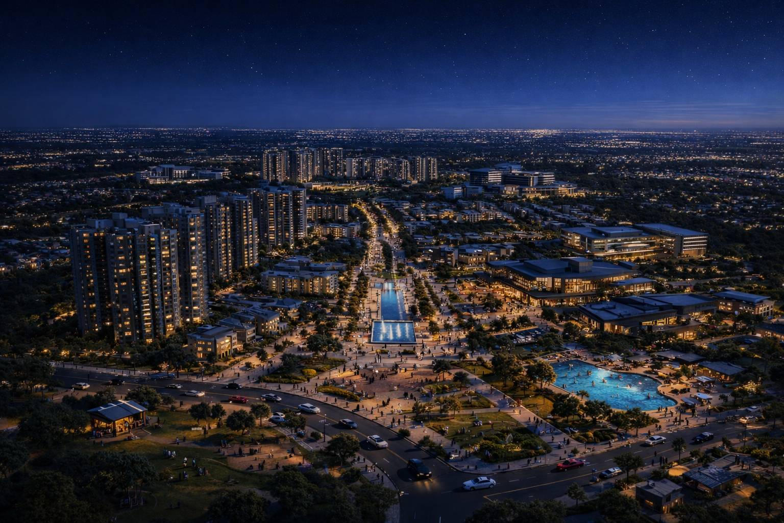 Sobha Trinity premium residential township towers overview”